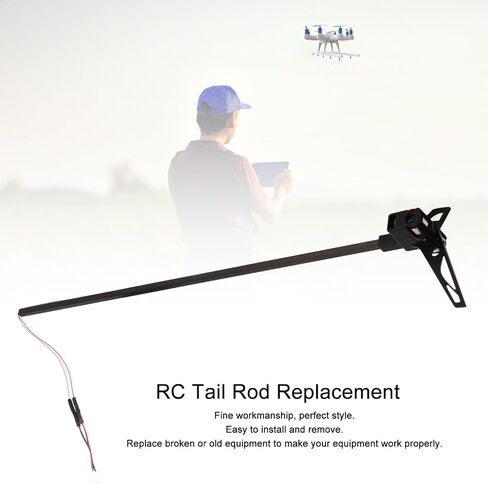 TREETDOBV Helicopter Tail Rod, Replacement Aluminum Alloy RC Helicopter Tail Motor Set, Black Durable RC Helicopter Tail Rod for XK K127.0014 WLtoys V977, XK K110, XK K110S RC Helicopter in Saudi Arabia