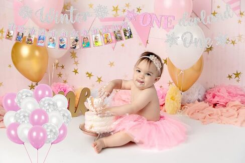 الشتاء Onederland 1st عيد ميلاد فتاة الزينة الشتاء Onederland حزب الزينة الشتاء Onederland راية كعكة القبعات العالية ندفة الثلج صورة راية بالونات لندفة الثلج الشتاء العجائب حفلة عيد ميلاد in Kuwait