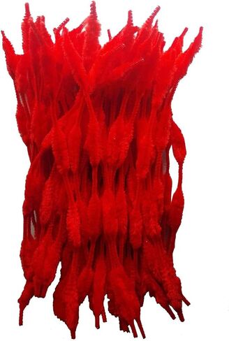 Caryko Fuzzy Bump Chenille Stems منظفات الأنابيب، عبوة من 100 قطعة (مزيج) in Kuwait