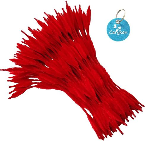 Caryko Fuzzy Bump Chenille Stems منظفات الأنابيب، عبوة من 100 قطعة (مزيج) in Kuwait