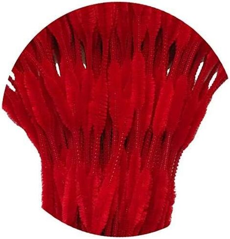 Caryko Fuzzy Bump Chenille Stems منظفات الأنابيب، عبوة من 100 قطعة (مزيج) in Kuwait