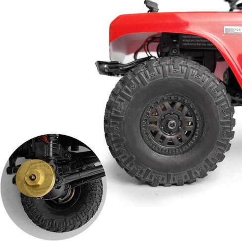 4 قطع النحاس الثقيل محول سداسي 5 مم لـ 1: 24 SCX24 AXI90081 RC الزاحفة in Kuwait