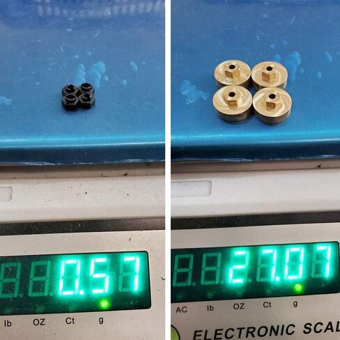 4 قطع النحاس الثقيل محول سداسي 5 مم لـ 1: 24 SCX24 AXI90081 RC الزاحفة in Kuwait