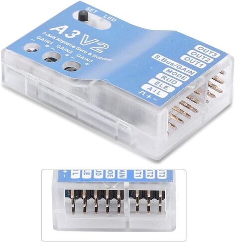 تي كيه اس اي نظام تثبيت وحدة التحكم في الطيران F50A ثلاثي المحاور جيرو A3 V2 للطائرة ذات الجناحين الثابتة التي تعمل بجهاز تحكم عن بعد، قطع غيار المركبات التي تعمل بجهاز تحكم عن بعد مناسبة للمبتدئين in Kuwait