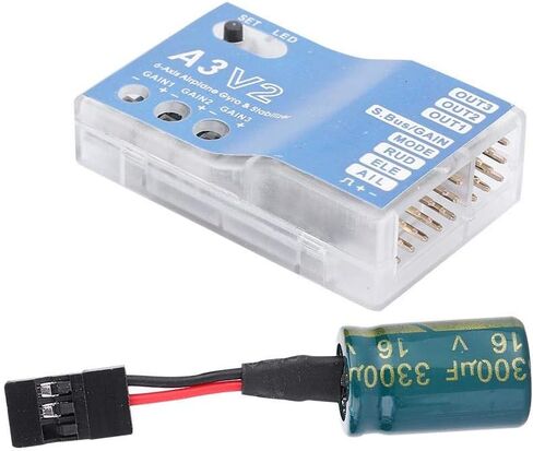 تي كيه اس اي نظام تثبيت وحدة التحكم في الطيران F50A ثلاثي المحاور جيرو A3 V2 للطائرة ذات الجناحين الثابتة التي تعمل بجهاز تحكم عن بعد، قطع غيار المركبات التي تعمل بجهاز تحكم عن بعد مناسبة للمبتدئين in Kuwait