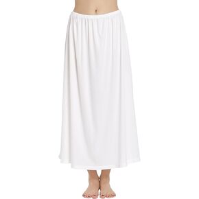 MANCYFIT Half Slips for Women Long Slip Under Dress Invisible Straps Underskirt for Dresses