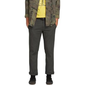 بنطال تشينو قابل للتمدد للرجال من Volcom، مقاس Frickin Modern Fit Stretch Chino، فحمي منقط 1، 34 عرض × 30 طول