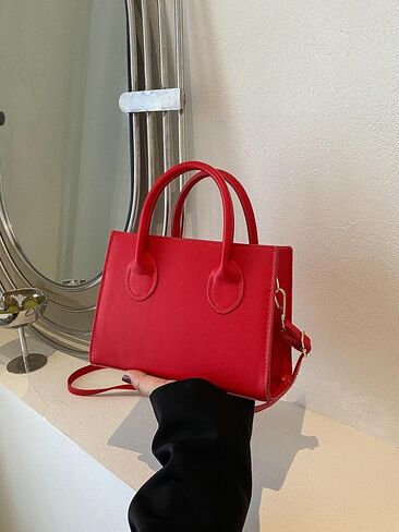 GORGLITTER Women's Small Crossbody Purse Double Handle Satchel Shoulder Bag Crossbody Square Bag Purse Handbag in Kuwait