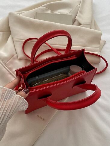 GORGLITTER Women's Small Crossbody Purse Double Handle Satchel Shoulder Bag Crossbody Square Bag Purse Handbag in Kuwait