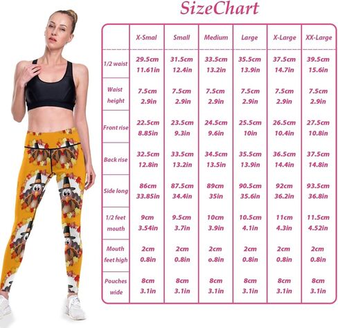 سراويل يوجا مطاطية عالية الخصر من Oyihfvs، سراويل ضيقة للسيدات للتحكم في البطن مع جيوب in Kuwait