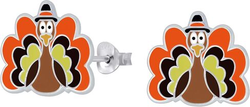 KIWI DAISY Hypoallergenic Sterling Silver Turkey Stud Earrings in Saudi Arabia