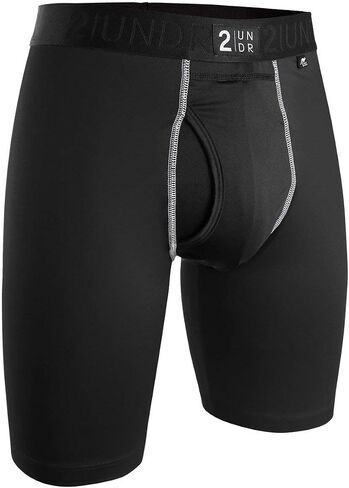 2UNDR Mens Power Shift 9" Boxer Long Leg Underwear in Kuwait