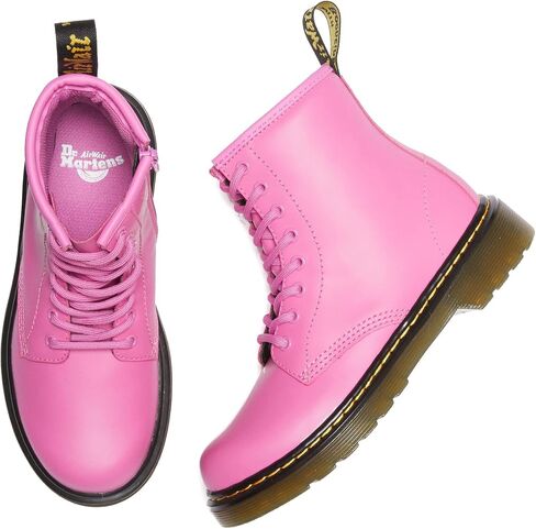 Dr. Martens 1460 Lace Up Fashion Boot (Little Kid/Big Kid) Thrift Pink 12 UK (US 13 Little Kid) M in Saudi Arabia