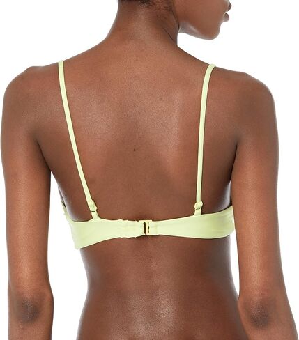Volcom Women's Simply Seemless V Neck Swimsuit Bikini Top in Saudi Arabia