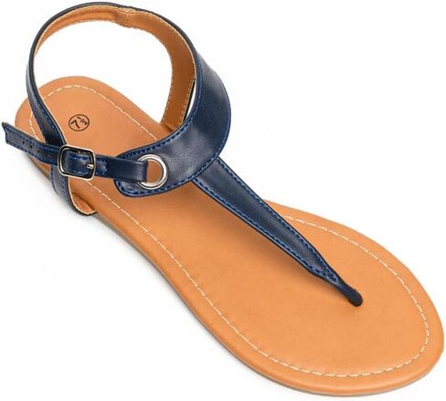 Soles & Souls Flat T-Strap Thong Sandal for Women in Saudi Arabia