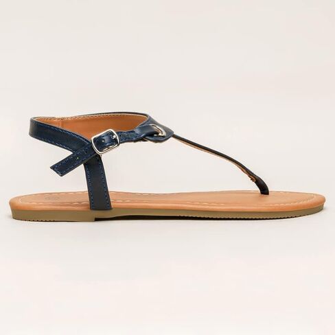 Soles & Souls Flat T-Strap Thong Sandal for Women in Saudi Arabia