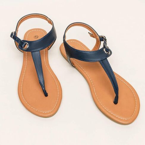 Soles & Souls Flat T-Strap Thong Sandal for Women in Saudi Arabia