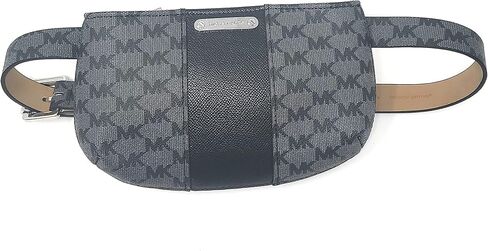 Michael Kors Women's Belt Bag, Waist Fanny Pack, Black, Large/Extra Large in Kuwait
