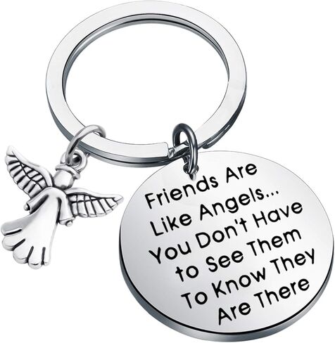 FEELMEM أفضل هدية لصديق سلسلة مفاتيح الصداقة مثل مجوهرات الملائكة in Kuwait