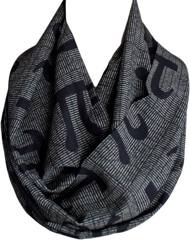 Etwoa Pi Letter Infinity Scarf Circle Geek Scarf in Saudi Arabia