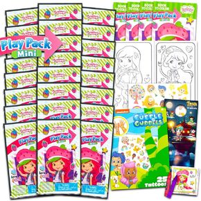 Strawberry Shortcake Party Favors Set for Kids - Bundle with 24 Mini Strawberry Play Packs | Coloring Book, Stickers, More (Strawberry Shortcake Party Supplies) in Kuwait