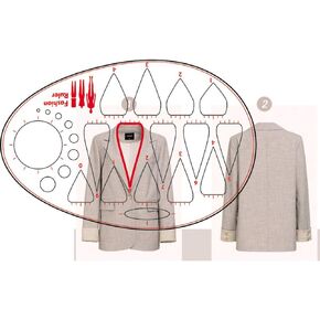 مسطرة خط العنق لقالب رسم الازياء، تصميم أنماط الخياطة البشرية، قياس الملابس، مساطر منحنية فرنسية، نمط ايه 4 مسودة ورسومات ورقية in Kuwait