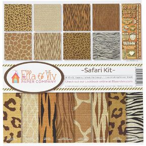 Reminisce EAV-802 Safari Scrapbook Collection Kit