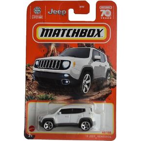 Matchbox '19 Jeep Renegade, White 40/100 in Kuwait