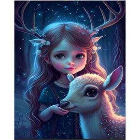 5D DIY Diamond Art Painting Kits,Round Full Drill Anime Diamond Art Kits for Adults Beginner, Perfect for Home Wall Decor and Gift(12x12inch) in Kuwait