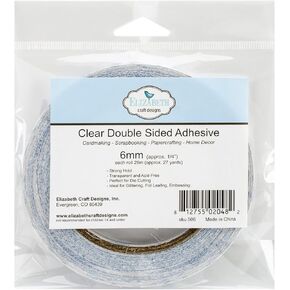 Elizabeth Craft Designs Clear Double Sided Adhesive Roll, 6mm/1/4-Inch by 27-Yard in Kuwait