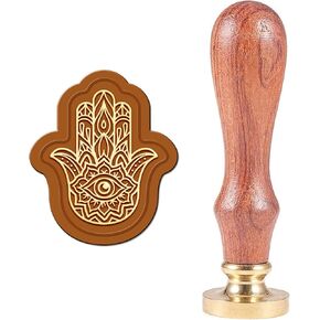 CRASPIRE شل الشمع ختم ختم المحيط ختم الشمع طوابع خمر النحاس القابل للإزالة ختم ختم الرأس مع مقبض خشبي لدعوات الزفاف عيد الحب مغلف عيد الميلاد عيد الشكر هدية التفاف in Kuwait