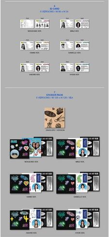 Dreamus NewJeans - ألبوم EP "New Jeans" الأول [Bluebook ver] (DANIELLE) in Saudi Arabia
