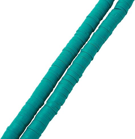Cheriswelry 380-400 قطعة/حبل 6 مم خرز طين بوليمر أخضر زيتوني بيئي مسطح مستدير قرص فاصل خرز هيشي أفريقي لصنع المجوهرات أساور قوس قزح وقلائد وأقراط فتحة 2 مم in Saudi Arabia