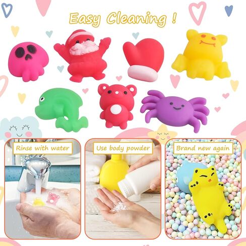 ألعاب إسفنجية لعيد الميلاد، 24 قطعة من ألعاب كاواي موتشي الإسفنجية للأطفال هدايا حفلات عيد الميلاد، ألعاب ضغط صغيرة للضغط سكويشيز ألعاب إغاثة، جوائز الفصول الدراسية، هدية عيد ميلاد، حشو حقيبة جودي in Kuwait