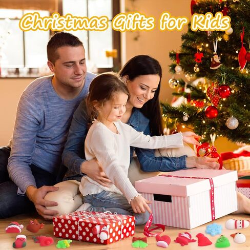 ألعاب إسفنجية لعيد الميلاد، 24 قطعة من ألعاب كاواي موتشي الإسفنجية للأطفال هدايا حفلات عيد الميلاد، ألعاب ضغط صغيرة للضغط سكويشيز ألعاب إغاثة، جوائز الفصول الدراسية، هدية عيد ميلاد، حشو حقيبة جودي in Kuwait