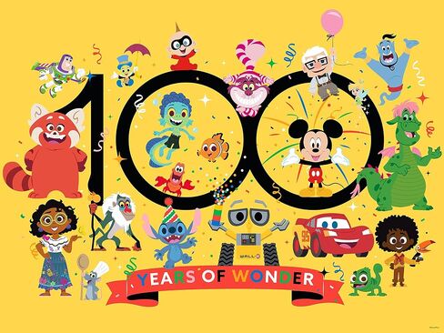 Ceaco - Disney's 100th Anniversary - 100 Years of Wonder - 300 Oversized Piece Jigsaw Puzzle in Saudi Arabia