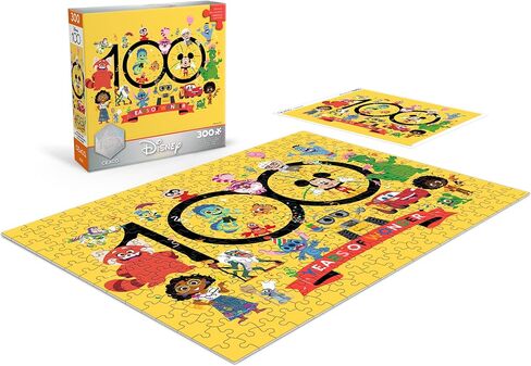 Ceaco - Disney's 100th Anniversary - 100 Years of Wonder - 300 Oversized Piece Jigsaw Puzzle in Saudi Arabia