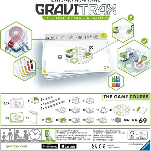 Ravensburger GraviTrax The Game - Course - Marble Challenge Logic Brain Games and STEM Toys for Kids Age 8 Years Up in Saudi Arabia