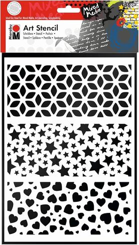 Marabu 028500001 Art Stencil A4 Script in Kuwait