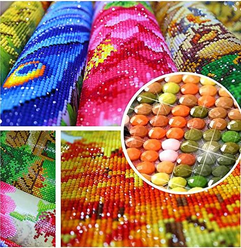 لوحة فنية ساجواروس الماسية الماسية الماسية لأشعة الشمس الصحراوية الصبار بمنظر طبيعي DIY 5D مجموعة طلاء ألماس كاملة (مجموعة بالرقم)، مجموعات الرسم الماسية للبالغين (30.48 × 40.64 سم) in Kuwait