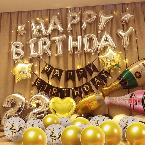 18PC الألومنيوم فيلم الشمبانيا زجاجة النبيذ كأس الزجاج بالونات الهيدروجين، TACYKIBD مايلر احباط بالونات الهيليوم وبالونات اللاتكس، الديكور لحفل عيد ميلاد مهرجان الاحتفال بالذكرى السنوية التخرج in Kuwait