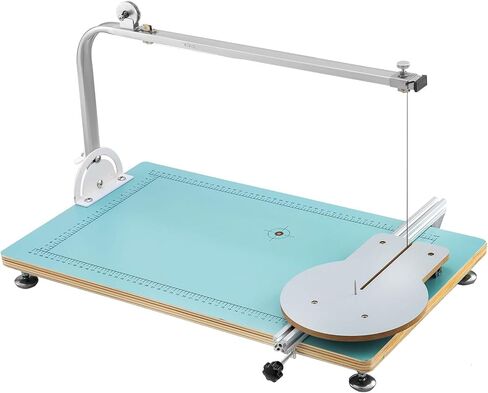 VEVOR Foam Cutter Machine 30.7x13x9.8 Inch, Hot Wire Foam Cutter Machine 0.28mm Adjustable Angle, Foam Circle Cutter Max Cutting Height 10.2inch, for Foam Carving Modeling in Saudi Arabia