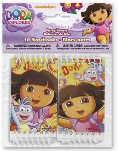 Dora and Friends Birthday Party Supplies Favor Bundle Set includes 8 Loot Bags, 10 Mini Note Books, 8 Sticker Sheets, 20 Tattoos, 8 Glasses in Saudi Arabia