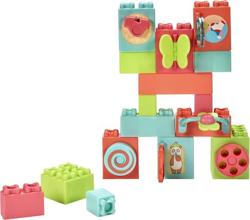 Little Tikes Baby Builders - Explore Together Blocks First Blocks for Babies and Toddlers, Boys and Girls, Easy to Connect, Sensory Play in Saudi Arabia