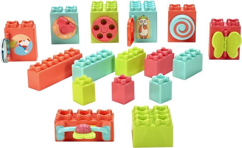 Little Tikes Baby Builders - Explore Together Blocks First Blocks for Babies and Toddlers, Boys and Girls, Easy to Connect, Sensory Play in Saudi Arabia