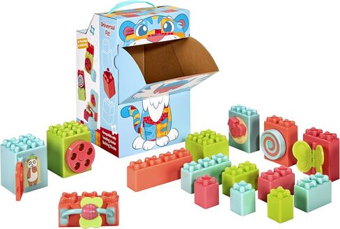Little Tikes Baby Builders - Explore Together Blocks First Blocks for Babies and Toddlers, Boys and Girls, Easy to Connect, Sensory Play in Saudi Arabia