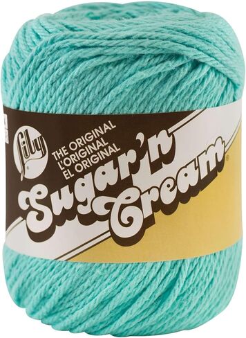 مجموعة خيوط Lily Sugar 'n Cream 100% قطن صوفي #4 الوزن (مزيج ليلي 215) in Kuwait