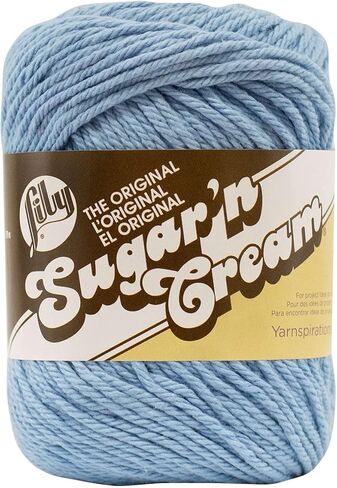 مجموعة خيوط Lily Sugar 'n Cream 100% قطن صوفي #4 الوزن (مزيج ليلي 215) in Kuwait
