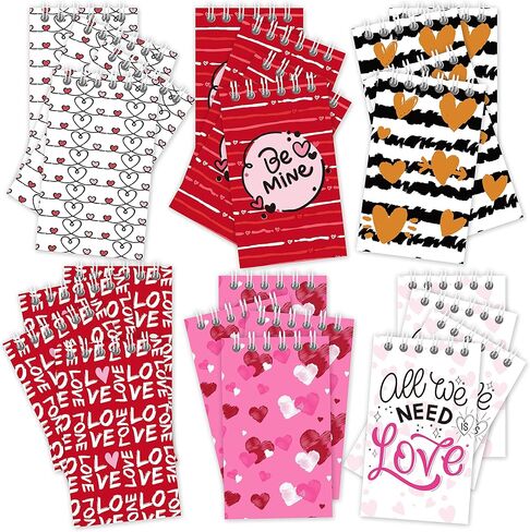 JOYIN 96 Valentines Day Stationery Set with Pencil, Erasers, Mini Notepads & Bags for Valentine day Party Favor, Kids Exchange School Classroom, Birthday Giveaways Gift in Saudi Arabia