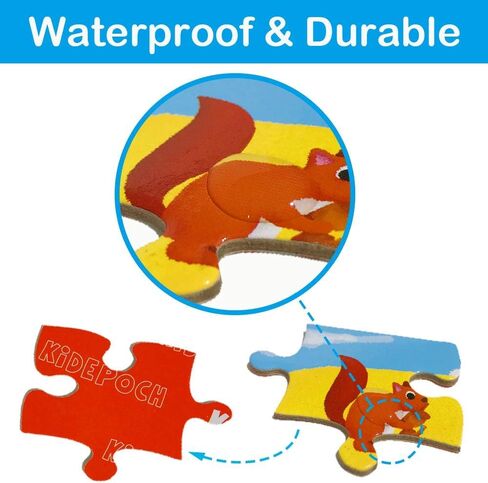 Puzzles for Kids Ages 3-5, Premium 100 Pieces Barnyard Floor Puzzles for Kids with Giant Piece Puzzle for Kids Ages 4-8(Barnyard) in Saudi Arabia
